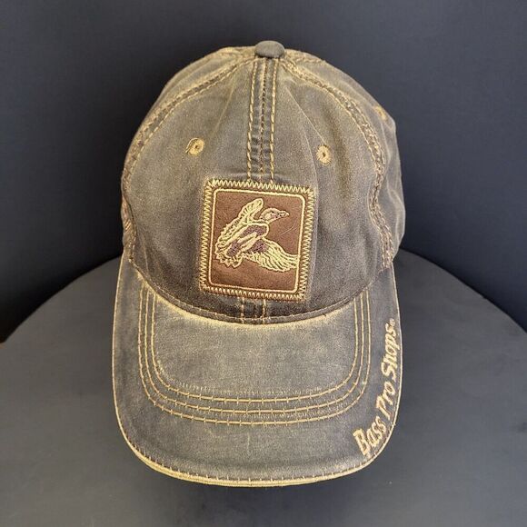 Bass Pro Shops Ball Cap Distressed Style Brown Memphis TN Adjustable One Size - Picture 5 of 10